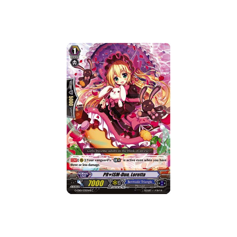 Vanguard_TCG_card_G-CB01_031EN-B_C_PRISM-Duo_Loretta_Academy_of_Divas