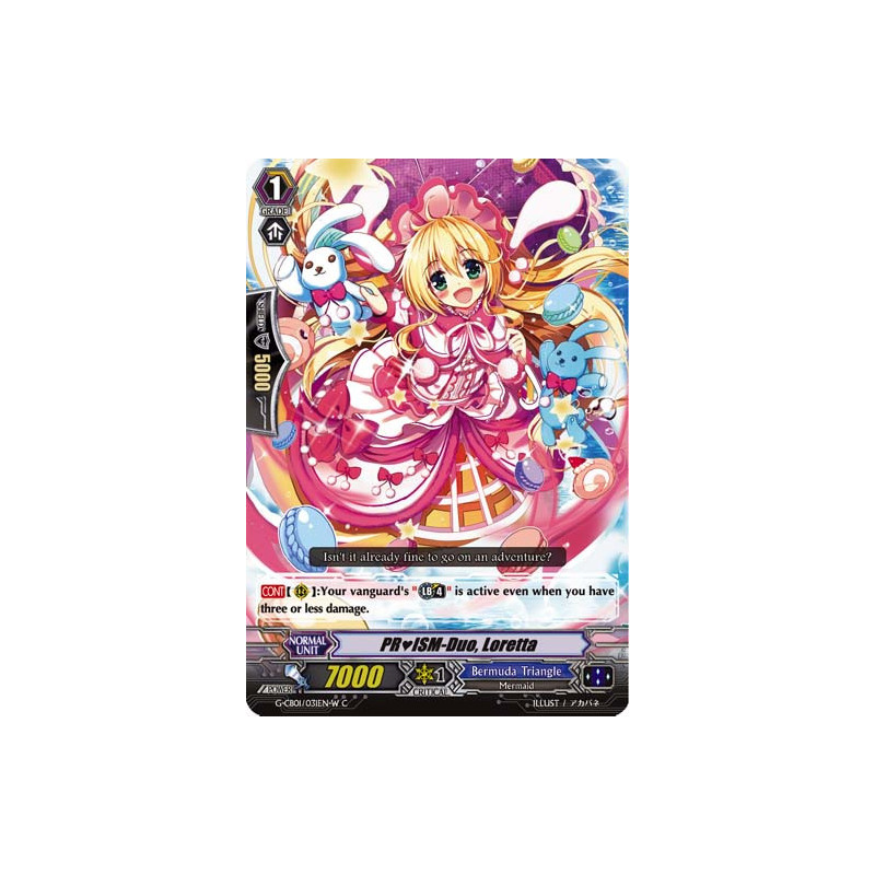 Vanguard_TCG_card_G-CB01_031EN-W_C_PRISM-Duo_Loretta_Academy_of_Divas
