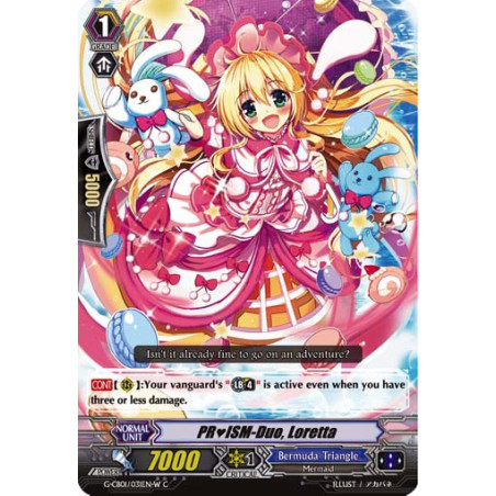 Vanguard_TCG_card_G-CB01_031EN-W_C_PRISM-Duo_Loretta_Academy_of_Divas