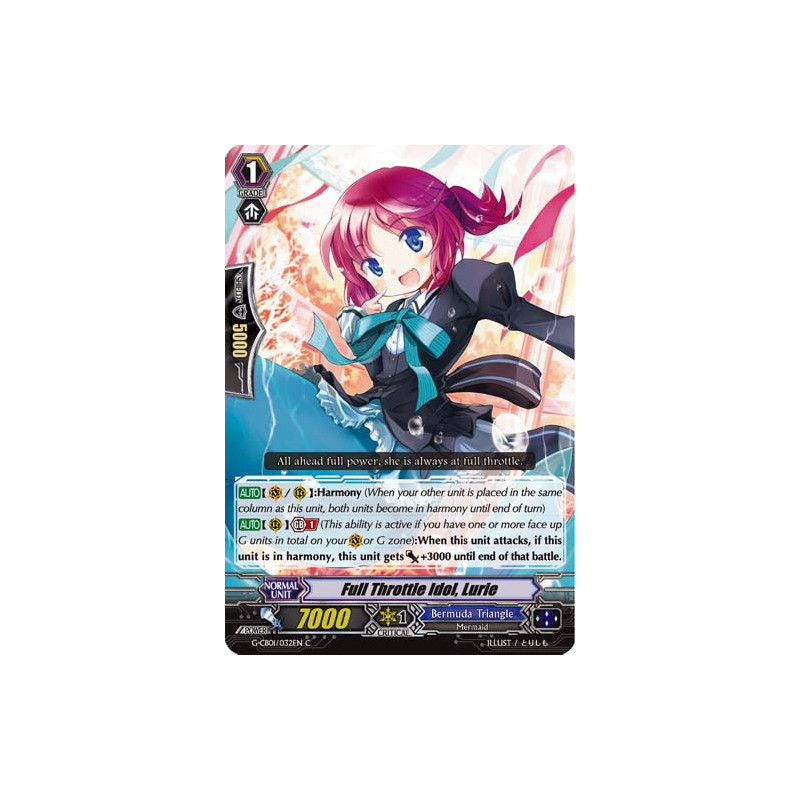 Vanguard_TCG_card_G-CB01_032EN_C_Full_Throttle_Idol_Lurie_Academy_of_Divas
