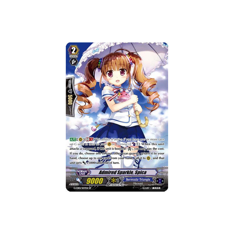 Vanguard_TCG_card_G-CB01_S07EN_SP_Admired_Sparkle_Spica_Academy_of_Divas