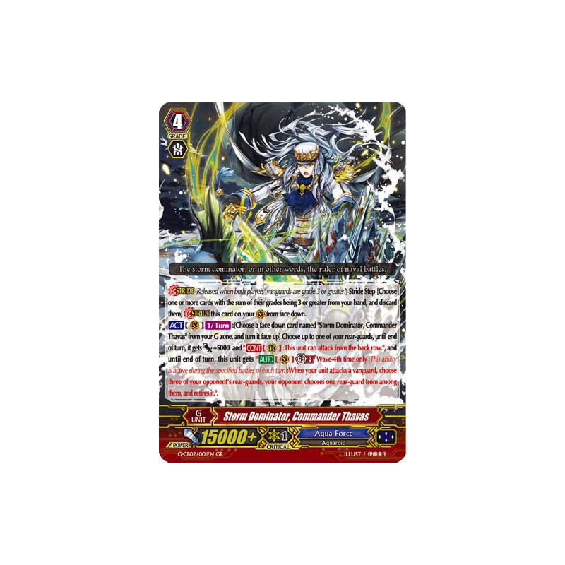 Vanguard_TCG_card_G-CB02_001EN_GR_Storm_Dominator_Commander_Thavas_Commander_of_the_Incessant_Waves