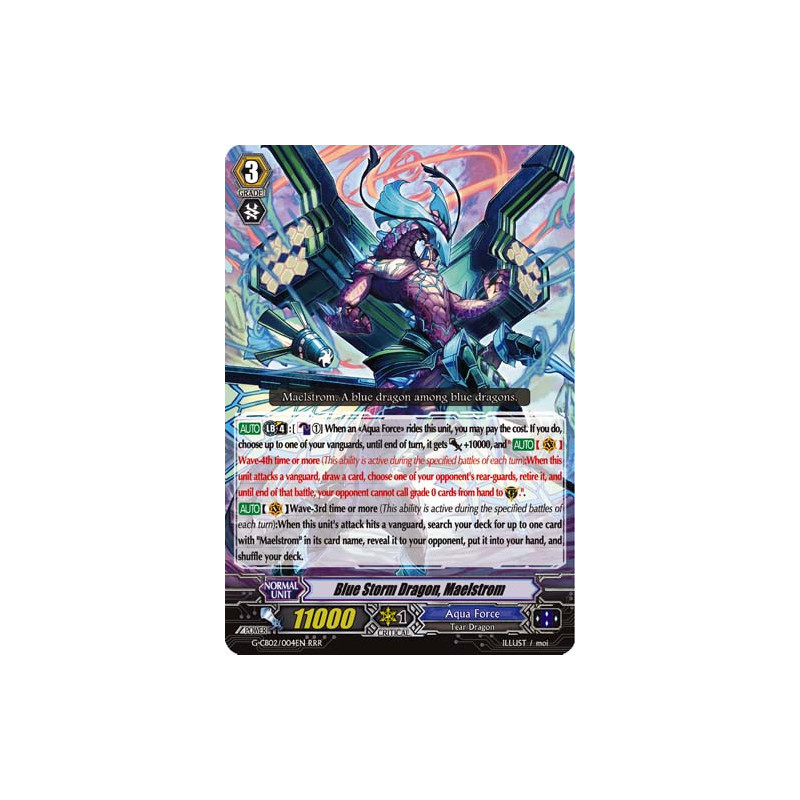 Vanguard_TCG_card_G-CB02_004EN_RRR_Blue_Storm_Dragon_Maelstrom_Commander_of_the_Incessant_Waves