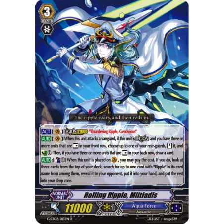 Vanguard_TCG_card_G-CB02_013EN_R_Rolling_Ripple_Miltiadis_Commander_of_the_Incessant_Waves