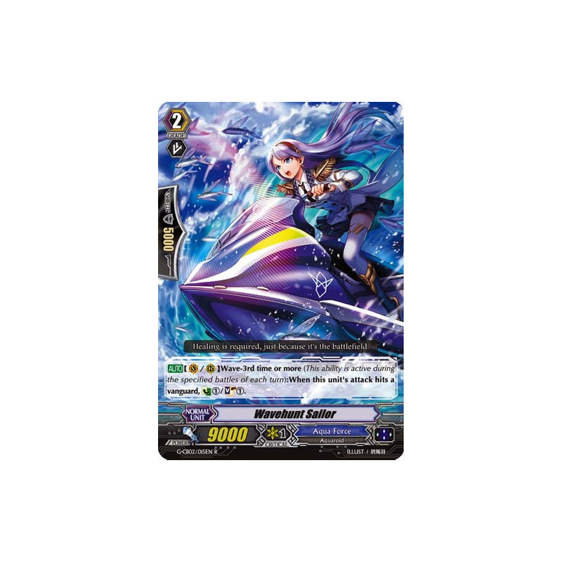 Vanguard_TCG_card_G-CB02_015EN_R_Wavehunt_Sailor_Commander_of_the_Incessant_Waves