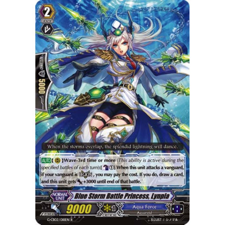 Vanguard_TCG_card_G-CB02_018EN_R_Blue_Storm_Battle_Princess_Lynpia_Commander_of_the_Incessant_Waves