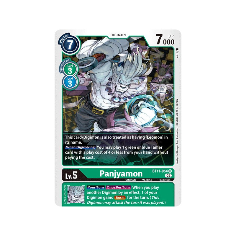 Digimon_TCG_BT11-054_FOIL_PanjyamonFoil_Dimensional_Phase_Card_Game