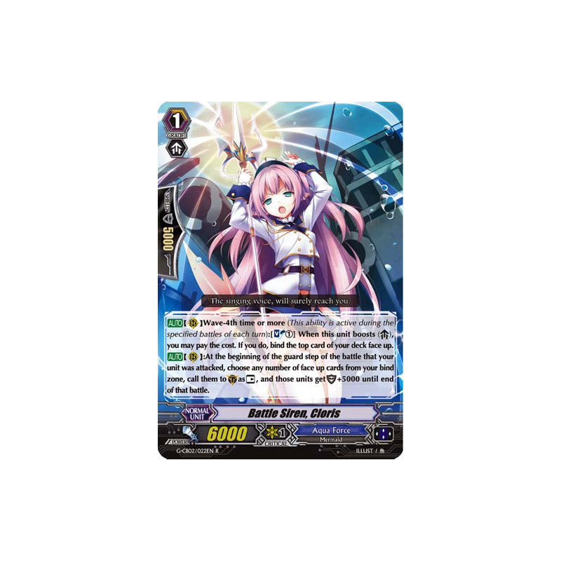 Vanguard_TCG_card_G-CB02_022EN_R_Battle_Siren_Cloris_Commander_of_the_Incessant_Waves