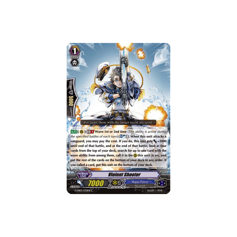 Vanguard_TCG_card_G-CB02_032EN_C_Violent_Shooter_Commander_of_the_Incessant_Waves