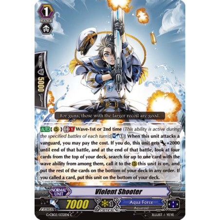 Vanguard_TCG_card_G-CB02_032EN_C_Violent_Shooter_Commander_of_the_Incessant_Waves