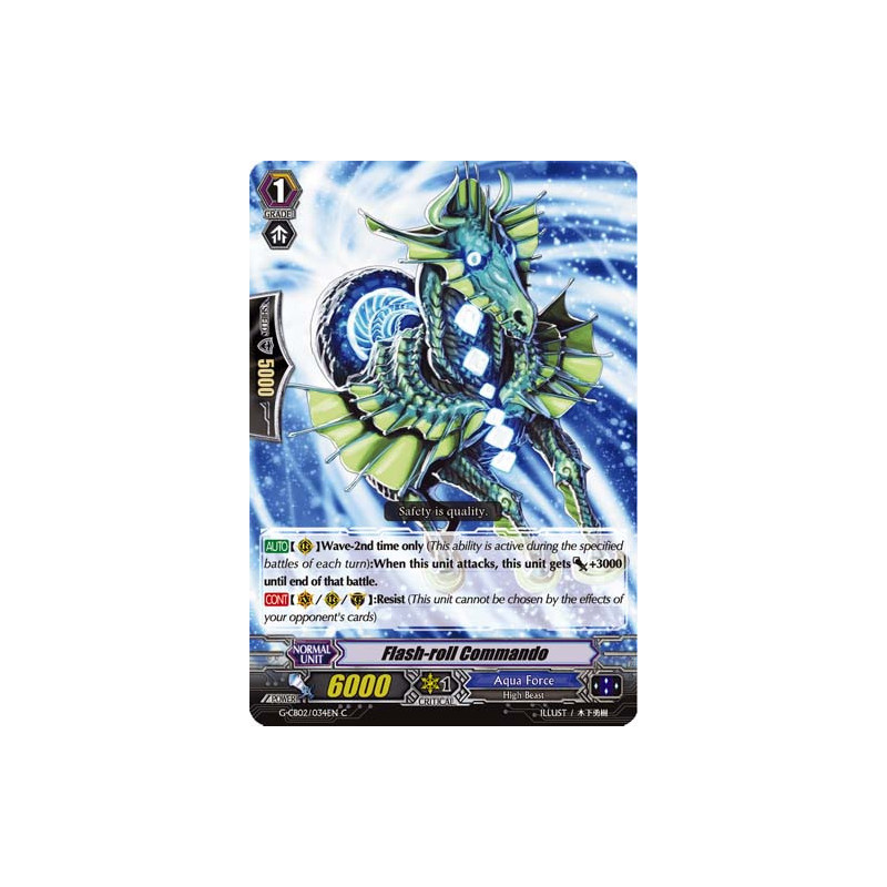 Vanguard_TCG_card_G-CB02_034EN_C_Flash-roll_Commando_Commander_of_the_Incessant_Waves