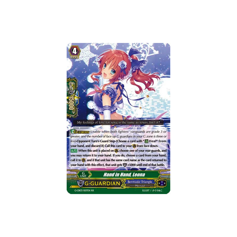 Vanguard_TCG_card_G-CB03_007EN_RR_Hand_in_Hand_Leona_Blessing_of_Divas