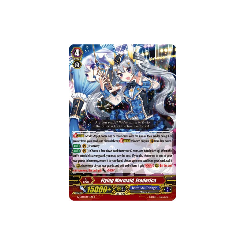 Vanguard_TCG_card_G-CB03_014EN_R_Flying_Mermaid_Frederica_Blessing_of_Divas
