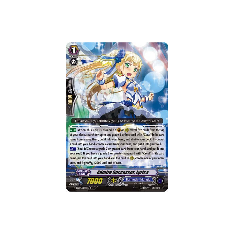 Vanguard_TCG_card_G-CB03_020EN_R_Admire_Successor_Lyrica_Blessing_of_Divas
