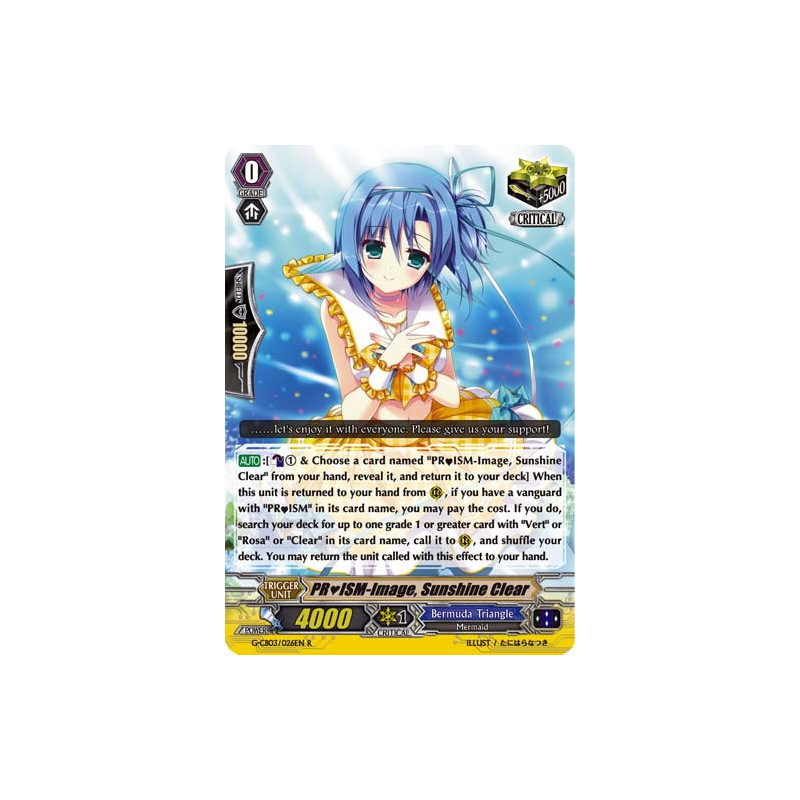 Vanguard_TCG_card_G-CB03_026EN_R_PRISM-Image_Sunshine_Clear_Blessing_of_Divas