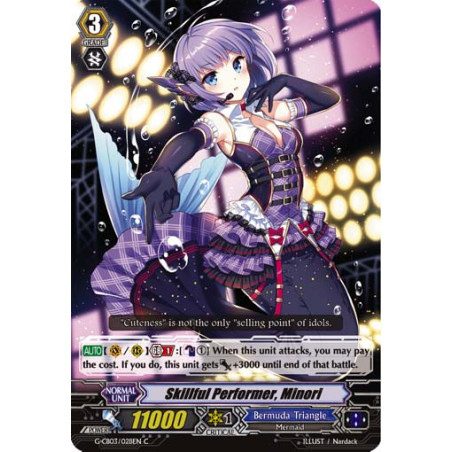 Vanguard_TCG_card_G-CB03_028EN_C_Skillful_Performer_Minori_Blessing_of_Divas