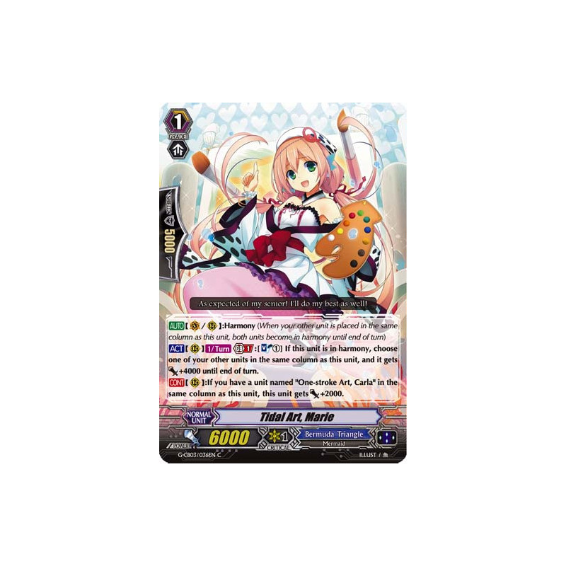 Vanguard_TCG_card_G-CB03_036EN_C_Tidal_Art_Marie_Blessing_of_Divas