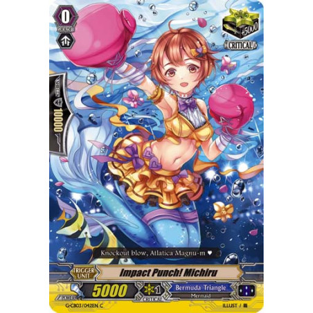 Vanguard_TCG_card_G-CB03_042EN_C_Impact_Punch_Michiru_Blessing_of_Divas