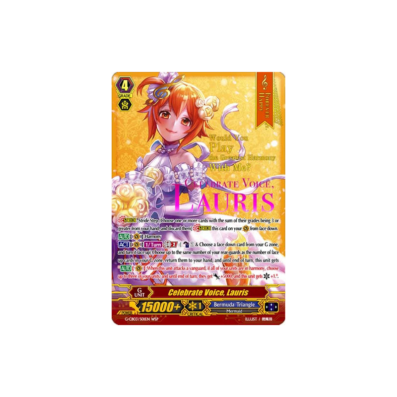 Vanguard_TCG_card_G-CB03_S01EN_WSP_WSP_Celebrate_Voice_Lauris_Blessing_of_Divas