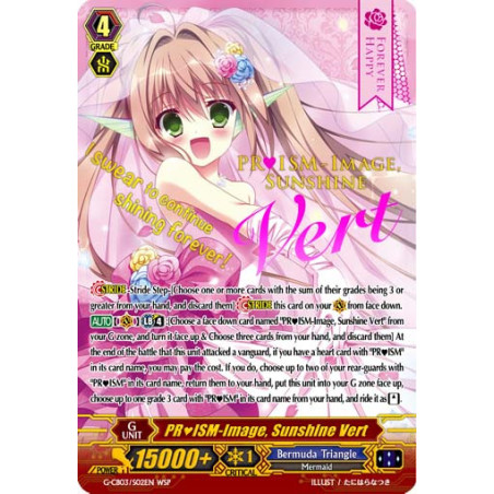Vanguard_TCG_card_G-CB03_S02EN_WSP_WSP_PRISM-Image_Sunshine_Vert_Blessing_of_Divas