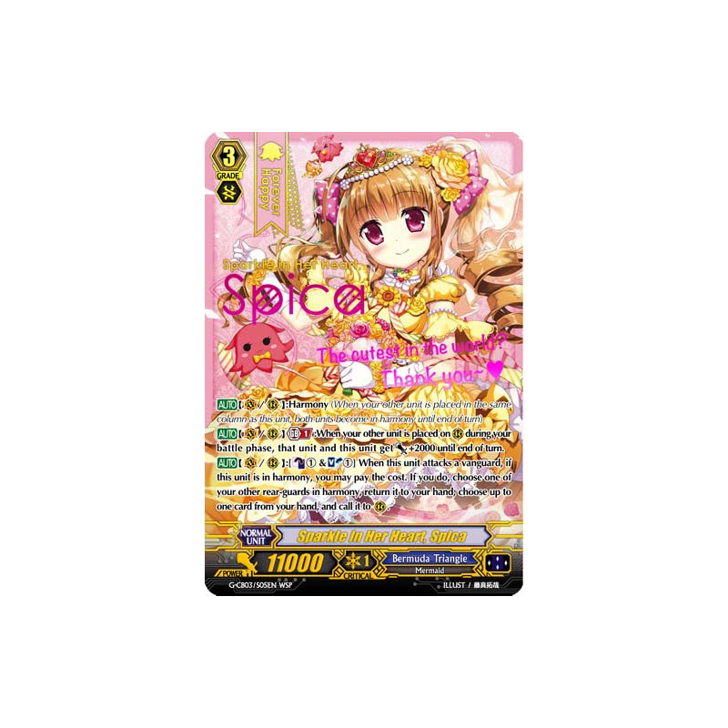 Vanguard_TCG_card_G-CB03_S05EN_WSP_WSP_Sparkle_in_Her_Heart_Spica_Blessing_of_Divas