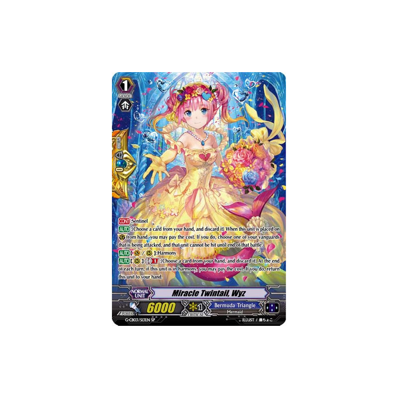 Vanguard_TCG_card_G-CB03_S13EN_SP_Miracle_Twintail_Wyz_Blessing_of_Divas