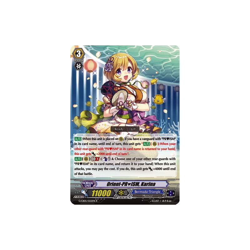 Vanguard_TCG_card_G-CB05_022EN_R_Orient-PRISM_Karina_Prismatic_Divas