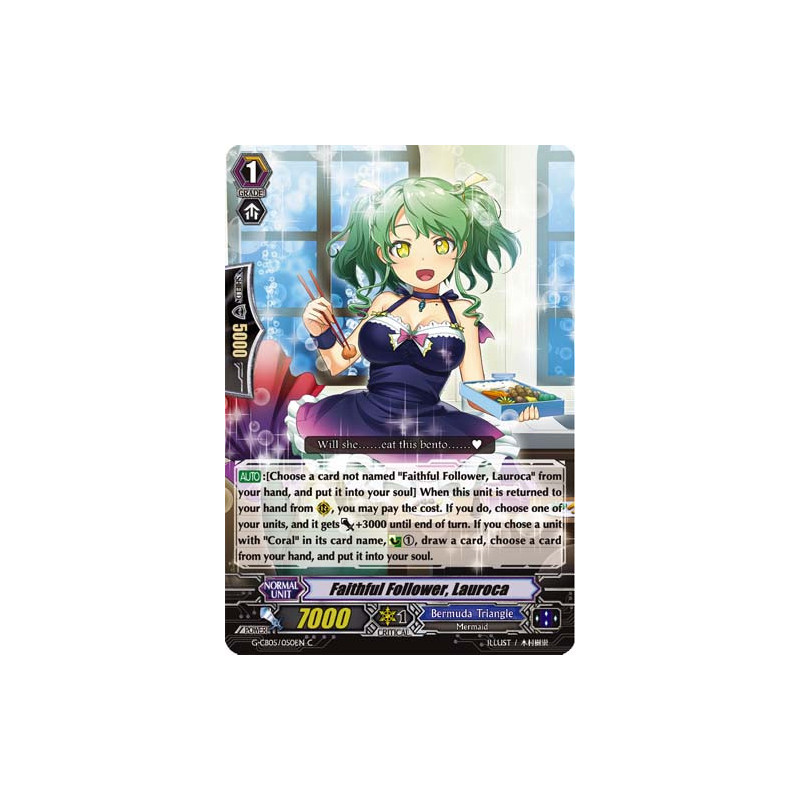 Vanguard_TCG_card_G-CB05_050EN_C_Faithful_Follower_Lauroca_Prismatic_Divas
