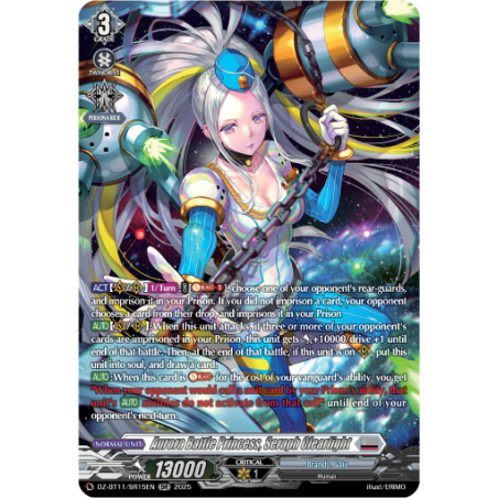 Vanguard_TCG_card_DZ-BT11_SR15EN_SR_Aurora_Battle_Princess_Seraph_Clearlight_Symphony_of_Might_Bloom