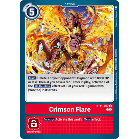 Digimon_TCG_BT11-097_FOIL_Crimson_FlareFoil_Dimensional_Phase_Card_Game