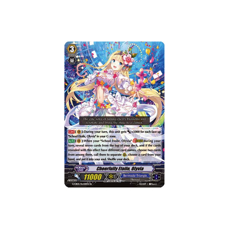 Vanguard_TCG_card_G-CB05_Re02EN_Re_Cheerfully_Etoile_Olyvia_Prismatic_Divas
