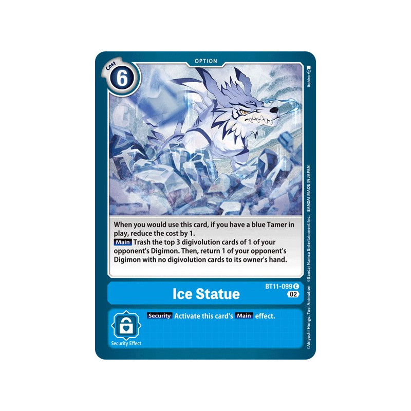 Digimon_TCG_BT11-099_FOIL_Ice_StatueFoil_Dimensional_Phase_Card_Game