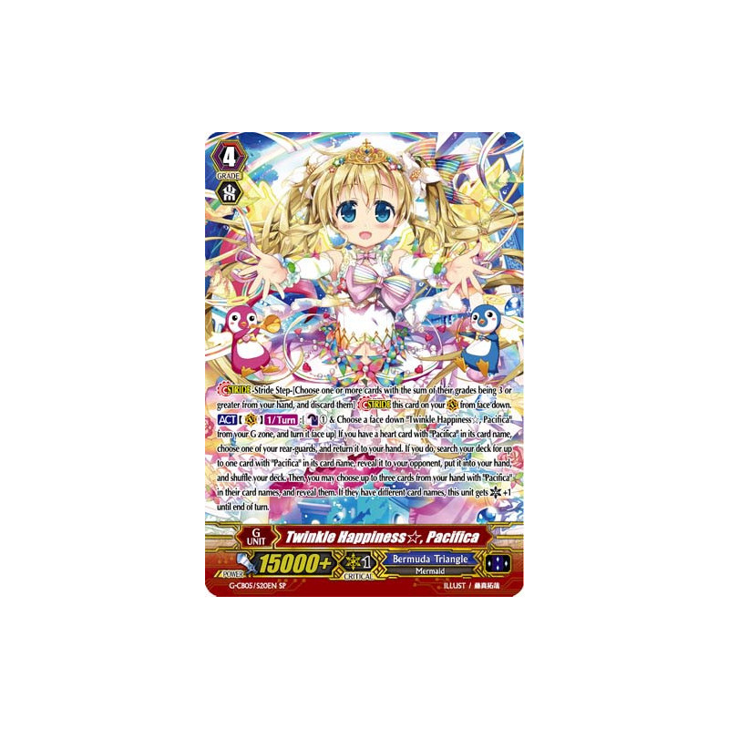 Vanguard_TCG_card_G-CB05_S20EN_SP_Twinkle_Happiness☆_Pacifica_Prismatic_Divas