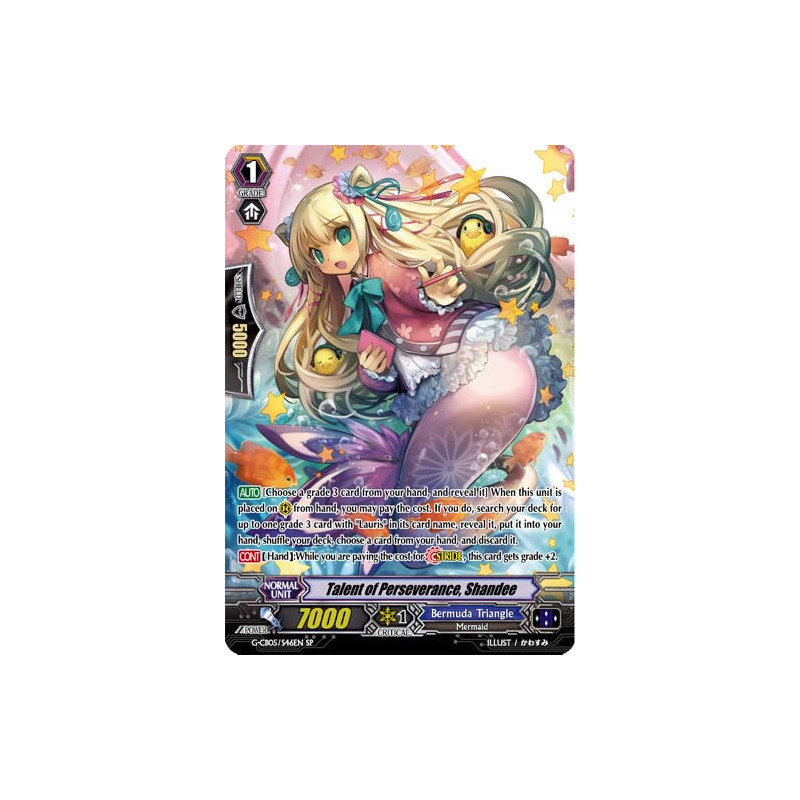 Vanguard_TCG_card_G-CB05_S46EN_SP_Talent_of_Perseverance_Shandee_Prismatic_Divas