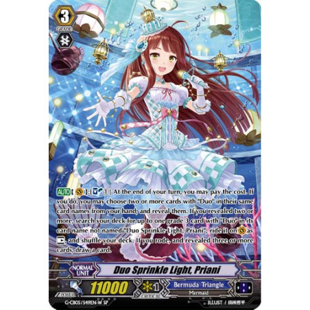 Vanguard_TCG_card_G-CB05_S49EN-W_SP_Duo_Sprinkle_Light_Priani_Prismatic_Divas