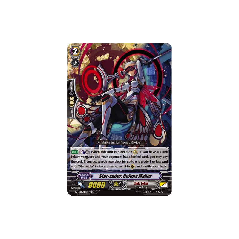 Vanguard_TCG_card_G-CB06_010EN_RR_Star-vader_Colony_Maker_Rondeau_of_Chaos_Salvation