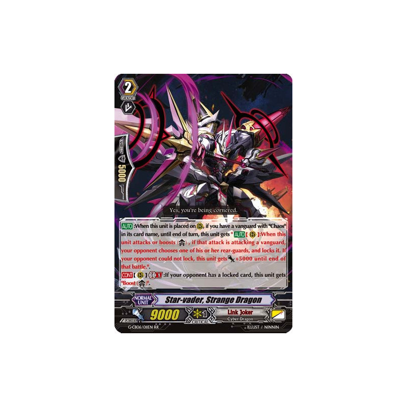 Vanguard_TCG_card_G-CB06_011EN_RR_Star-vader_Strange_Dragon_Rondeau_of_Chaos_Salvation