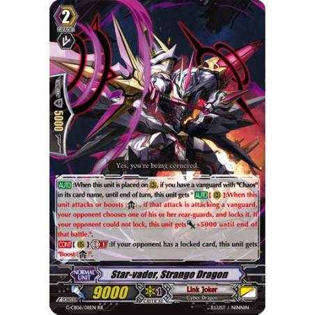 Vanguard_TCG_card_G-CB06_011EN_RR_Star-vader_Strange_Dragon_Rondeau_of_Chaos_Salvation