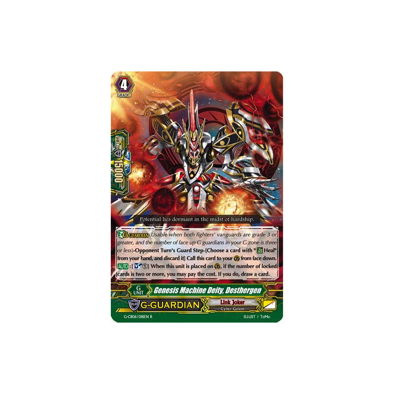 Vanguard_TCG_card_G-CB06_018EN_R_Genesis_Machine_Deity_Desthergen_Rondeau_of_Chaos_Salvation