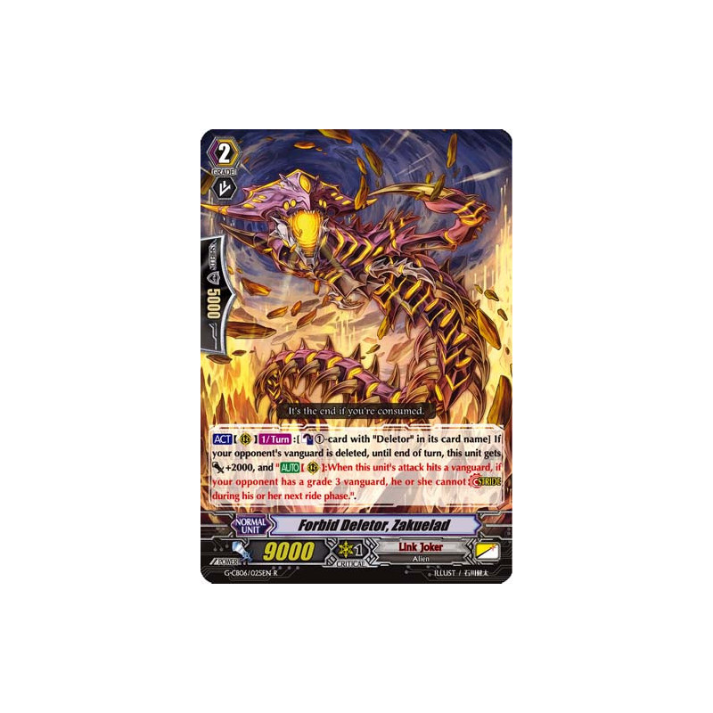 Vanguard_TCG_card_G-CB06_025EN_R_Forbid_Deletor_Zakuelad_Rondeau_of_Chaos_Salvation