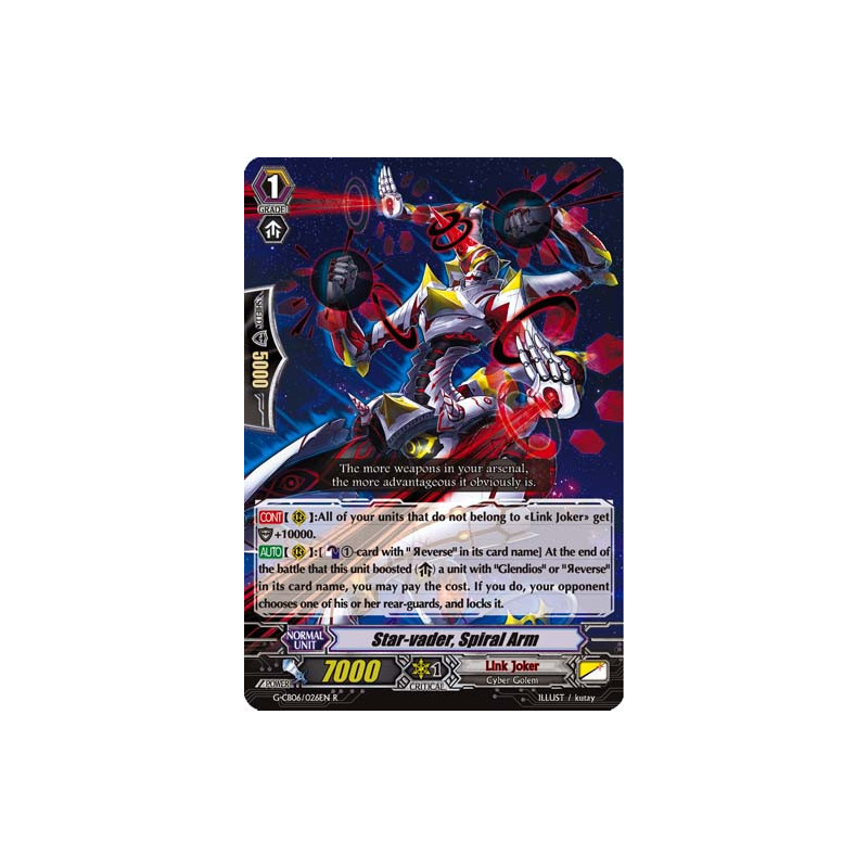 Vanguard_TCG_card_G-CB06_026EN_R_Star-vader_Spiral_Arm_Rondeau_of_Chaos_Salvation