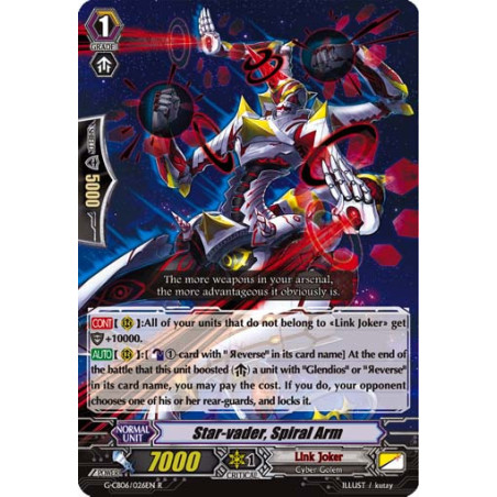 Vanguard_TCG_card_G-CB06_026EN_R_Star-vader_Spiral_Arm_Rondeau_of_Chaos_Salvation