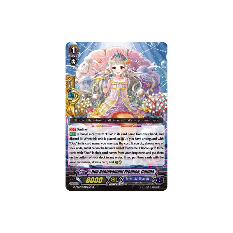 Vanguard_TCG_card_G-CB07_017EN-W_RR_Duo_Achievement_Promise_Colima_Divas_Festa