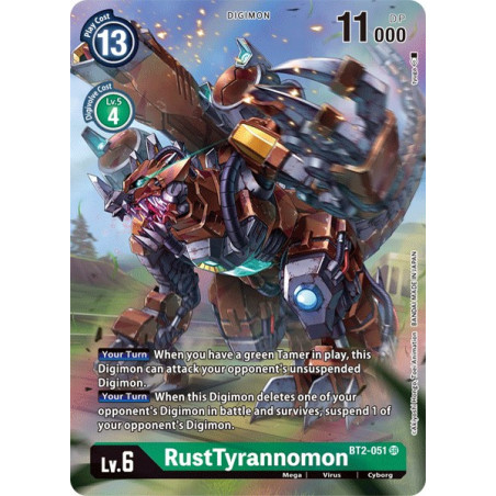 Digimon_TCG_BT11_BT02-051_AA_RustTyrannomonAlternative_Art_Dimensional_Phase_Card_Game