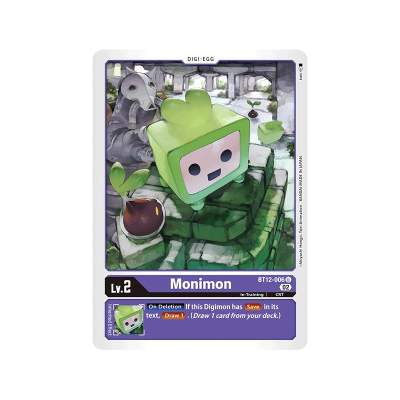 Digimon_TCG_BT12-006_Monimon_Uncommon_Across_Time_Card_Game