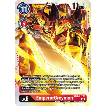 Digimon_TCG_BT12-017_EmperorGreymon_Super_Rare_Across_Time_Card_Game