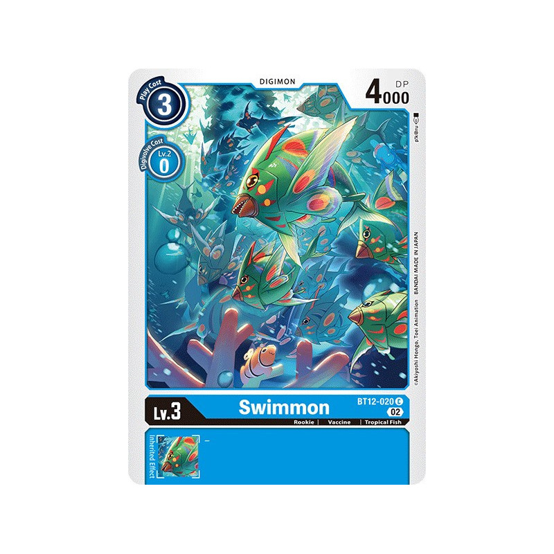 Digimon_TCG_BT12-020_Swimmon_Common_Across_Time_Card_Game