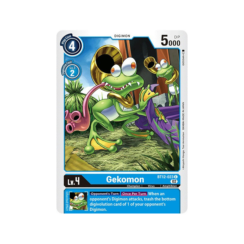 Digimon_TCG_BT12-023_Gekomon_Common_Across_Time_Card_Game