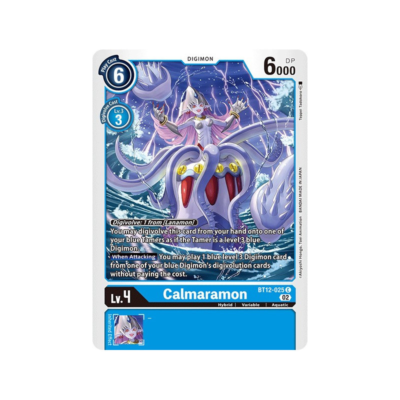 Digimon_TCG_BT12-025_Calmaramon_Common_Across_Time_Card_Game
