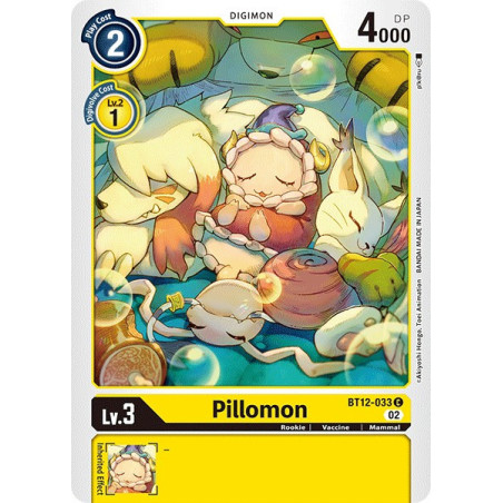Digimon_TCG_BT12-033_Pillomon_Common_Across_Time_Card_Game